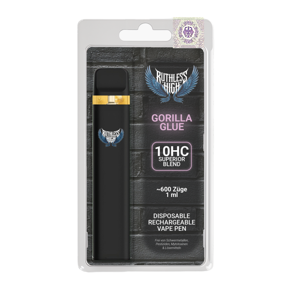 Ruthless High Gorilla Glue– Premium Einweg-Vape Pen